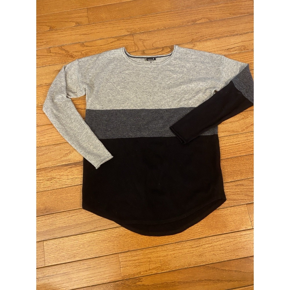 Smartwool Shadow Pine Colorblock Merino Wool Blend Crew Sweater Women's Medium